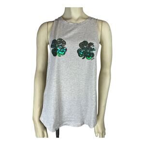 Victoria's Secret NWT XS Tank Shamrock Tank Top Shirt St. Patricks Day Lucky